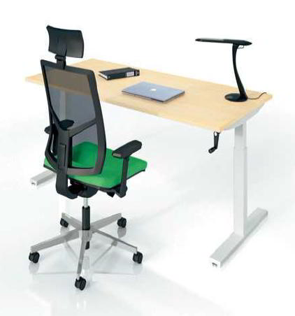 Height adjustable office desk