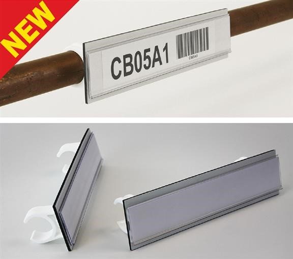 Pipe label holders